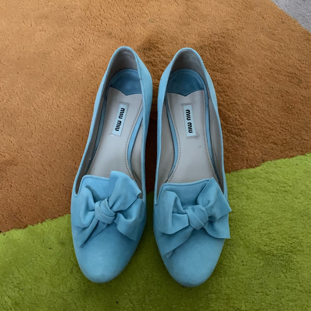 Miu Miu Blue Women's Sandals